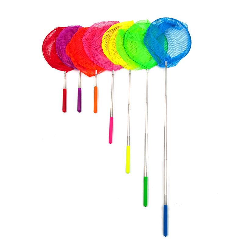 Children's Summer Fishing Net Telescopic Folding Net Catch Dragonfly Butterfly Fun Small Net Beach River Splashing