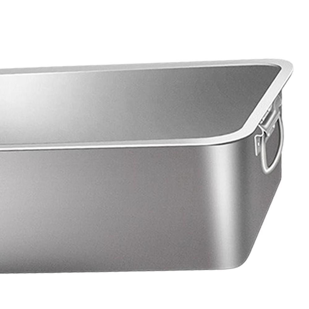 With Handle Litter Pan Open Top Cat Toilet Durable Cat Litter Box  Home