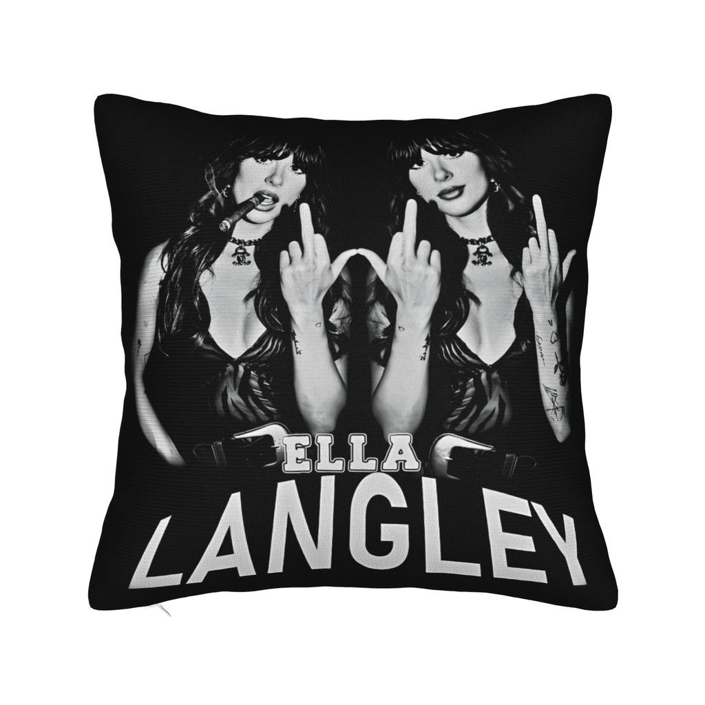 Ella Langley wpap pop art Pillowcases Novelty Pillow Case For Sofa Bedroom Home Decor Comfy Pillow Cover