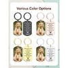 Personalized Pet Photo Keychain Custom Dog Memorial Gift Pet Loss Keepsake for Dog Lovers Anniversary Christmas Gift