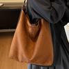 Korean Slack Suede Tote Bag Women's New 2025 Autumn and Winter Large-capacity Retro Simple Shoulder Mother and Child Bag