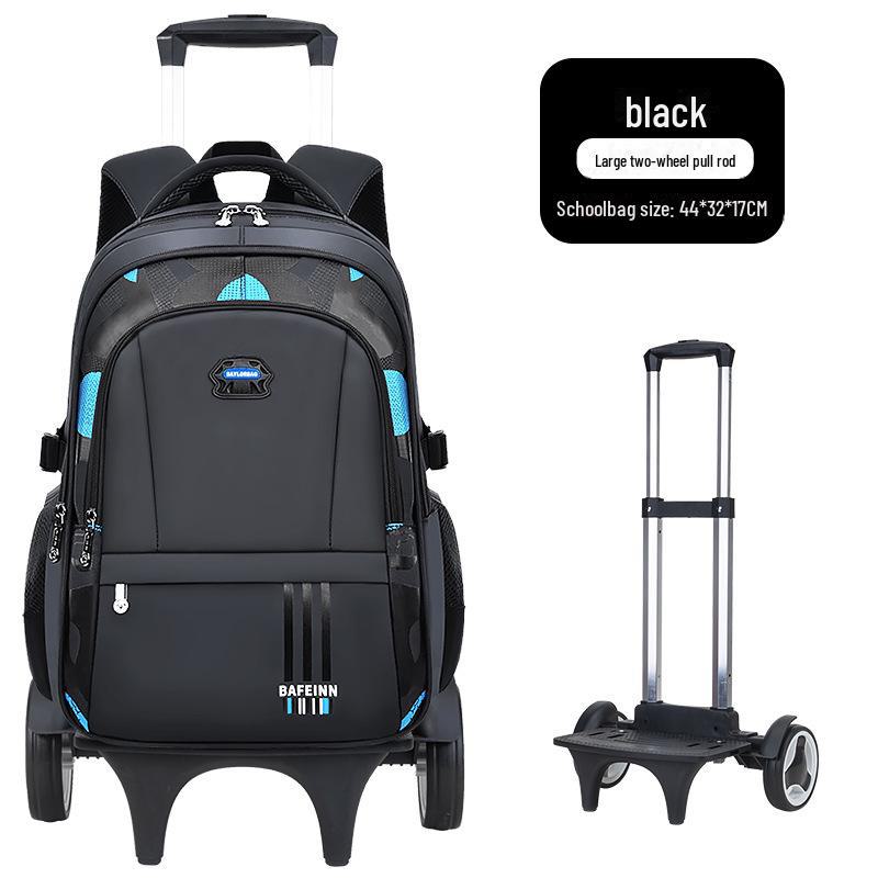 Velkokapacitní batoh na kolečkách pro žáky 2. až 6. třídy