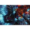 Tiger Pattern Tees Summer T Shirts Men Streetwear God Black 3D Print T Shirt Fashion O Neck Short Sleeve Tops