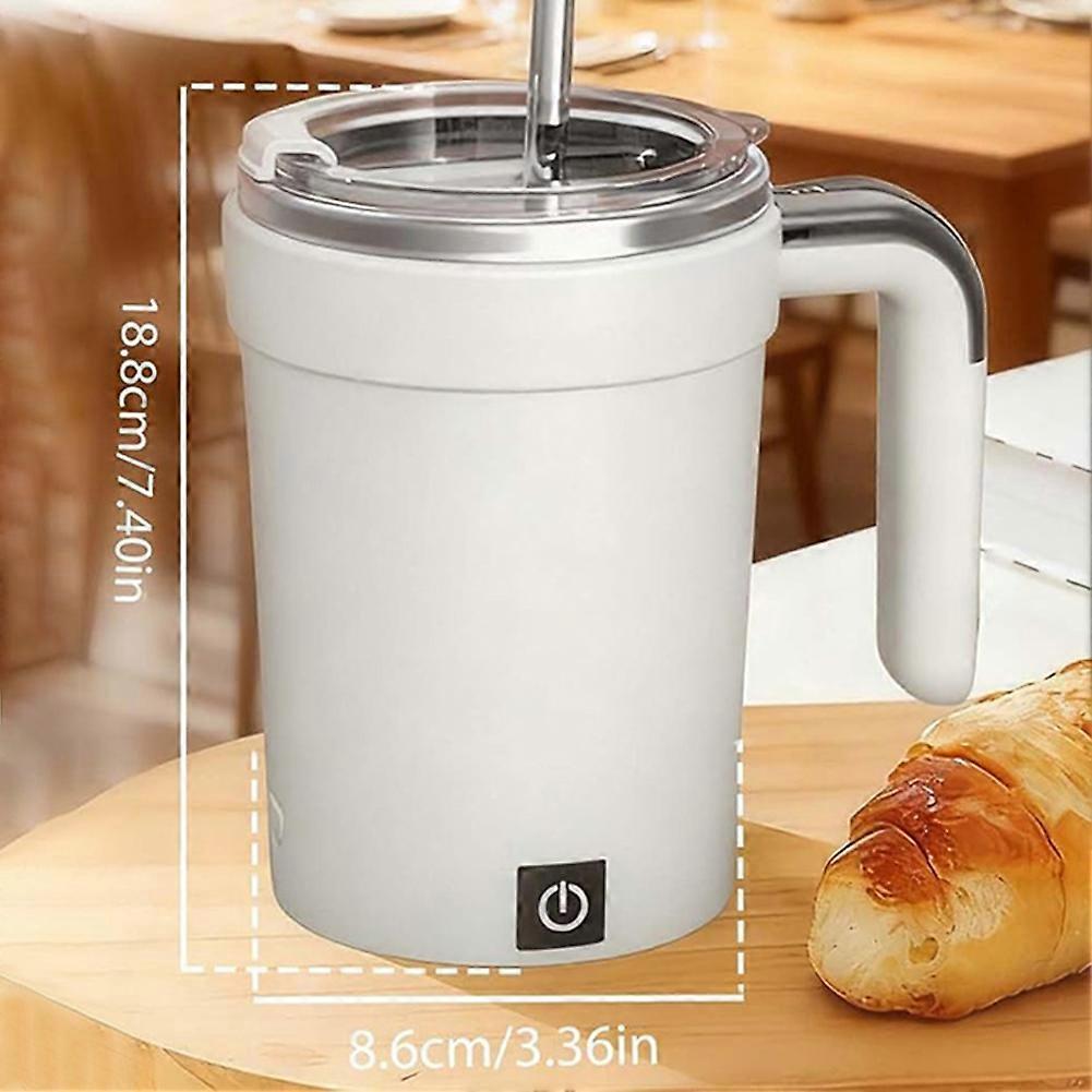 Smart Magnetic Stirring Mug, Electric Automatic Self-Stirring Coffee Mug, Rechargeable Self Mixing Cup for Coffee Tea Milk