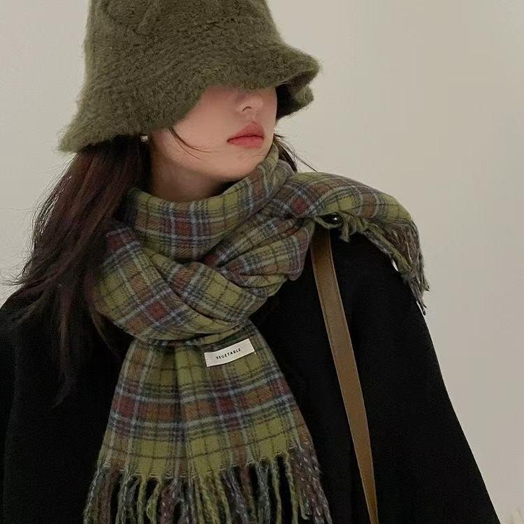 Women's European and American Style Long Fringe Mohair Scarf - Warm Autumn/Winter Shawl & Neck Warmer
