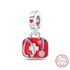 Silve Charms Beads Doctor'S Teeth Dentist Charms First Aid Kit Dangle For Bracelet Occupation Jewelry Gift
