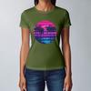 Women's Fashion Casual Printed Short Sleeve Round Neck Pullover Tops