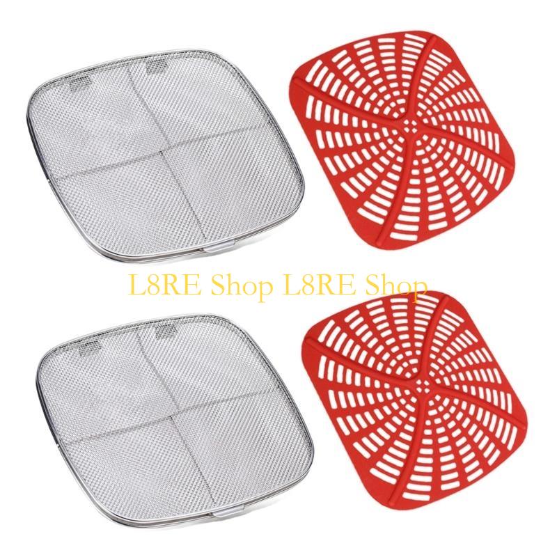 L8RE Silicone Liner Reusable Splatter Shield for Ninjafoodi AG300 AG300C AG301C AG302
