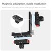 Quick Release Magnetic For Cameras Featuring Cold Shoe Expansion And Landscape Portrait Mode Switching