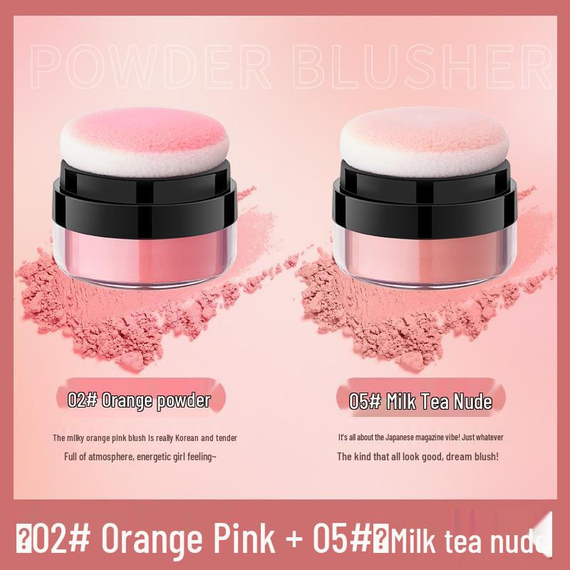 FOMIX Mushroom Head Air Cushion Blush & Highlighter - Soft Matte Rouge Powder Cream