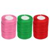 5 Rolls 245 Yards Total Gift Glitter Ribbon 2.5cm Width Polyester Metallic Glitter Ribbon Gift Ribbo
