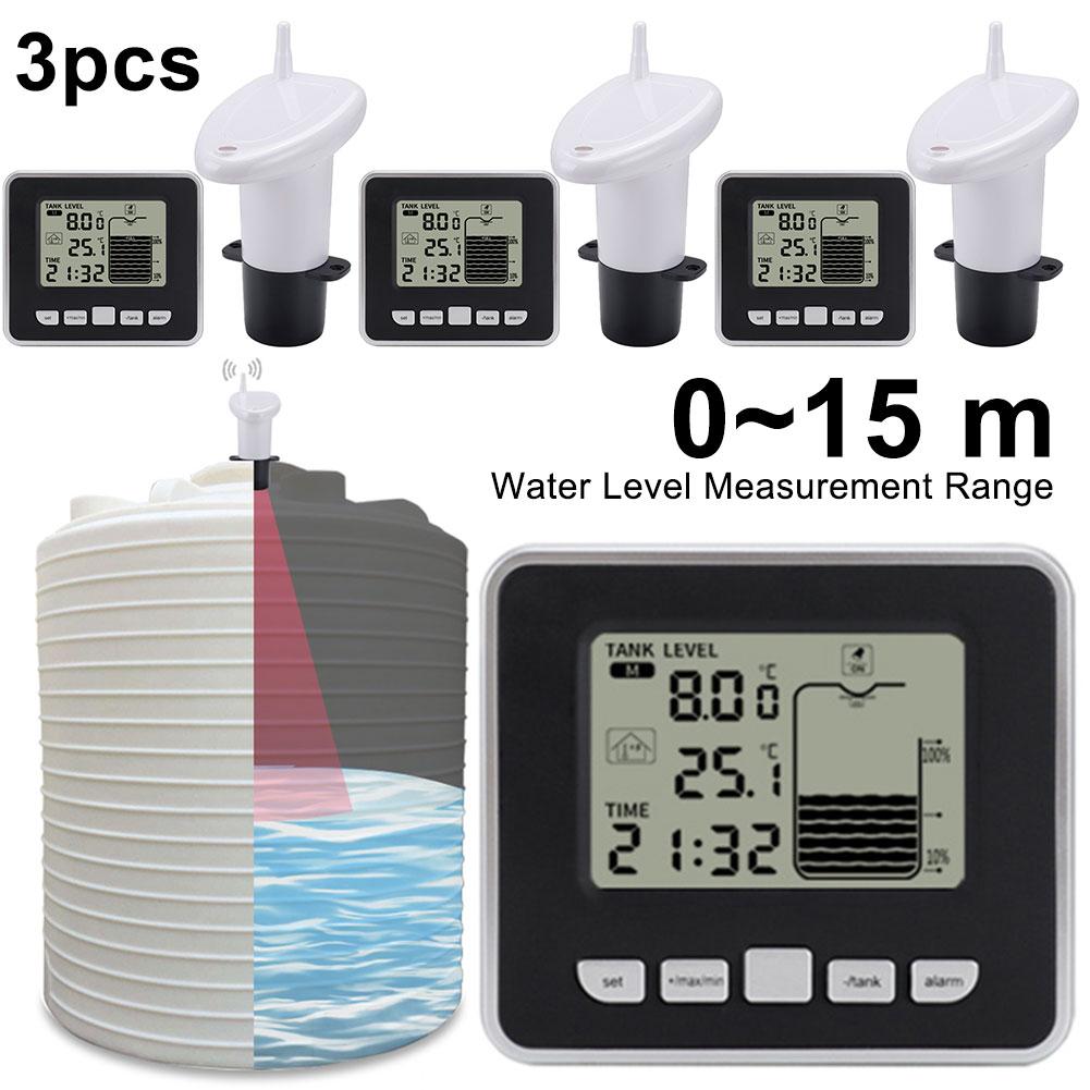 

Ультразвуковой датчик уровня воды в резервуаре с приемником и передатчиком сигнала тревоги AU