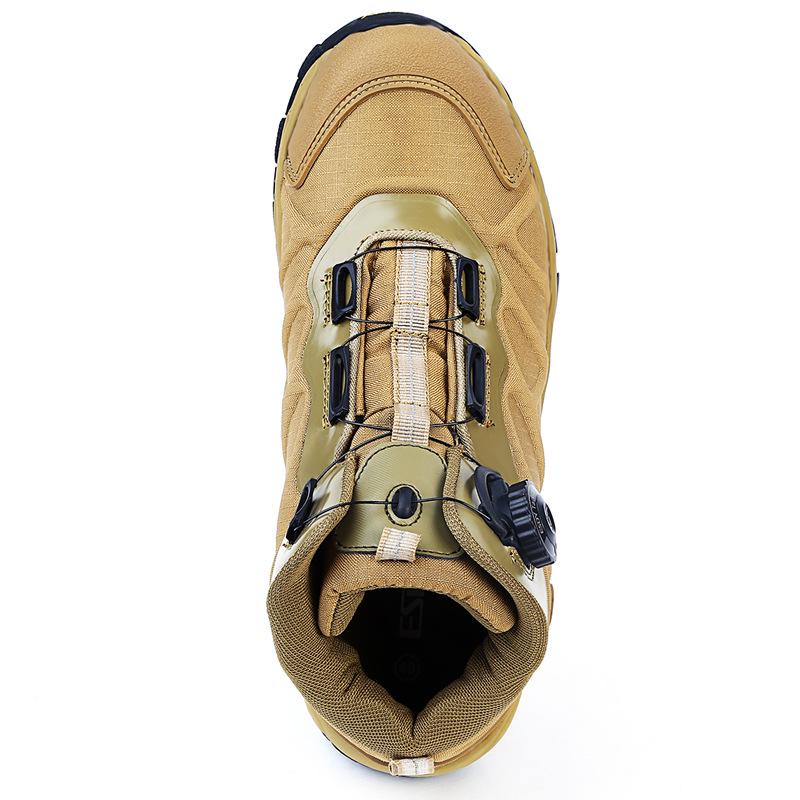 ESDY Quick Reaction Lightweight Tactical Hiking Boots with Automatic Knob Lacing.