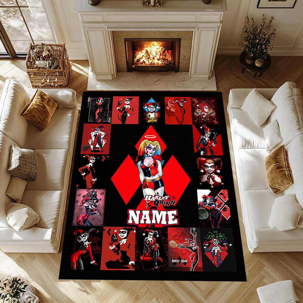 Like Warner Bros. Movies (12) Customize Your Name Rug, Office Chair Cushion, Home Bedroom Living Room Gift.