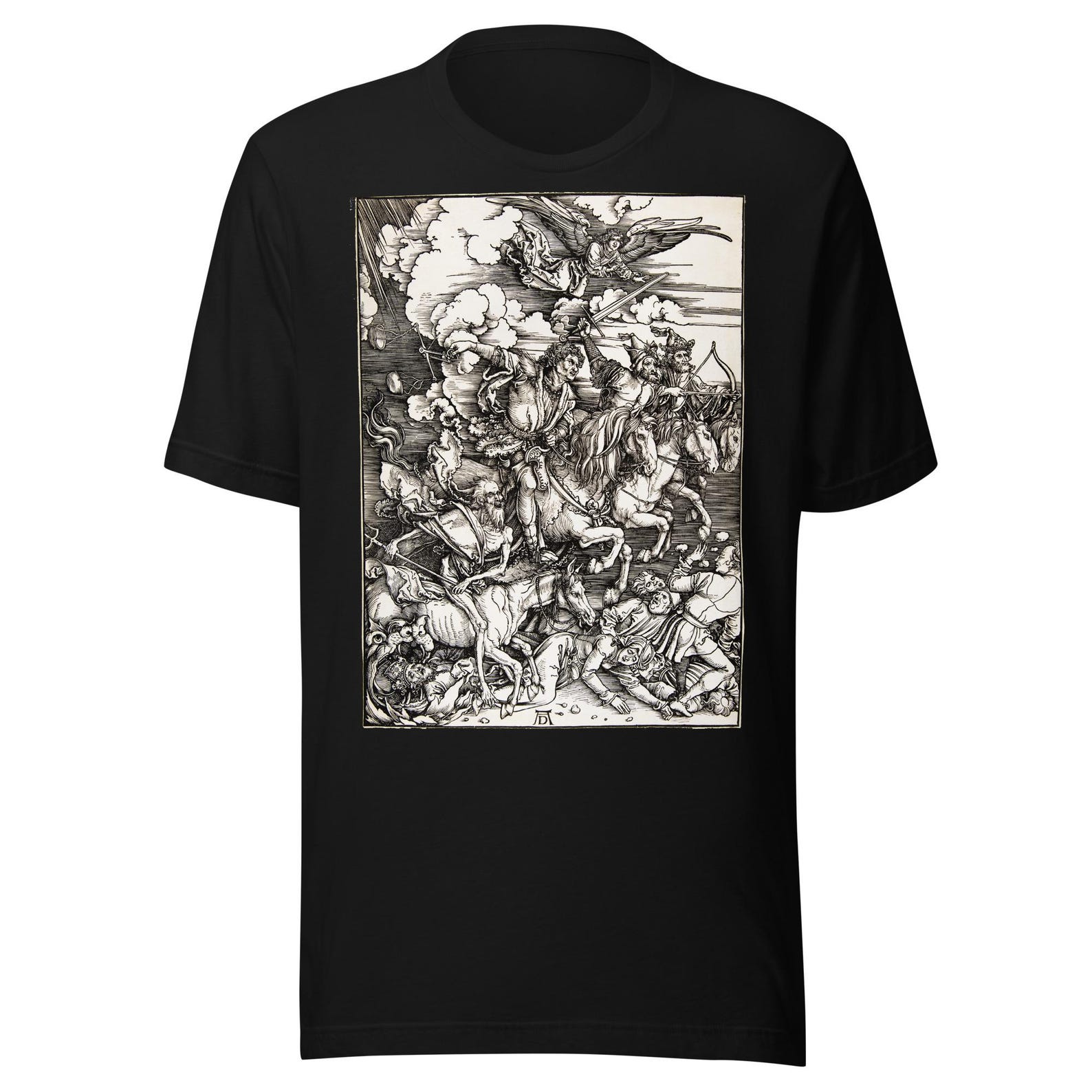 The Four Horsemen of The Apocalypse Durer Occult Dark Grungy Art t-shirt M