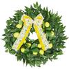 Artificial Lemon Peony Wreath Wall Hanging Decor Door Home Festival Party Decoration