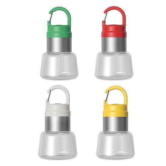Outdoor Camping Lantern USB Rechargeable Waterproof Detachable Water Bottle Light Portable Hiking Backpacking LED Hanging Lamp