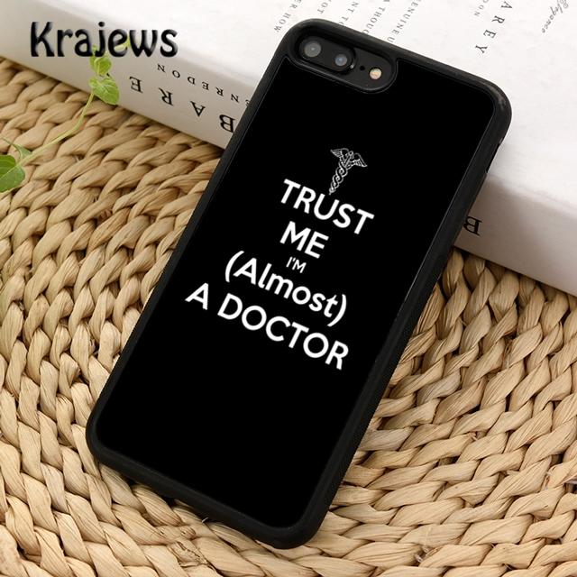 Krajews Cute Doctor Nurse Medical Medicine Health Phone Case For iPhone 17 Air 16 15 14 plus 11 12 13 pro max Fundas
