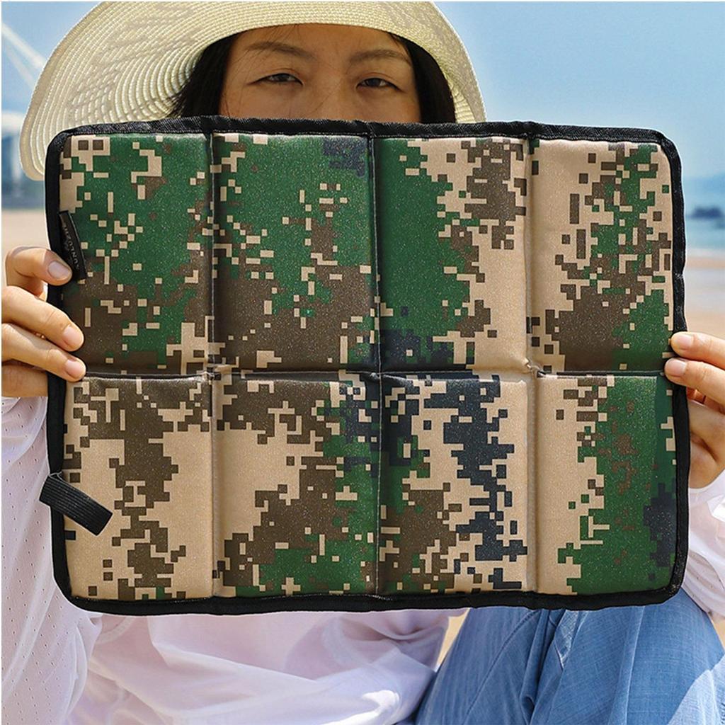 Sit Pads For Backpacking Camping Seat Cushion Large Waterproof Foldable Insulated Sponge Mat With Bag For Fishing Walking Beach