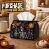 1pc Halloween Party Tissue Box,Macabre Fantasy,Multifunctional Tissue Holder,Skeleton Witch Cauldron Lantern,Outdoor Picnic Party Supplies,Desktop Tis