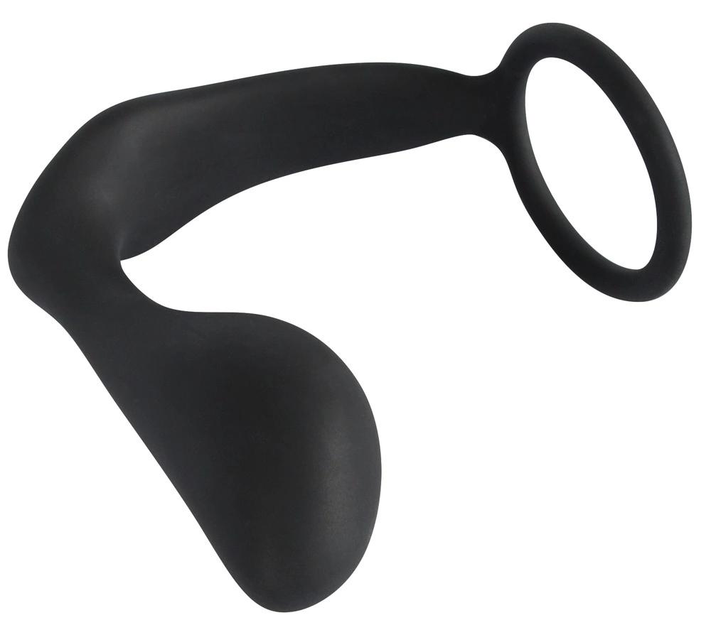 Black Velvets Prostate Stimulator Erection Ring