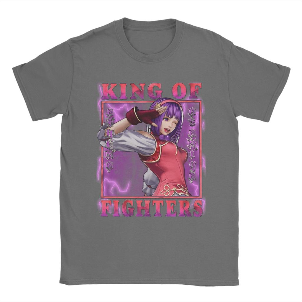 King of Fighters XV Eternal Psychic Idol Athena Asamiya T Shirt Summer Hippie T Shirts Unisex Clothing Short Sleeve Y2K Funny Tops