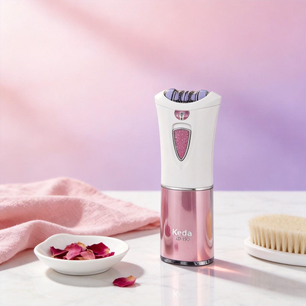 Épilateur Électrique Pour Femmes Avec Corps ABS Et Nettoyage Sans Eau Pour Zones Sensibles