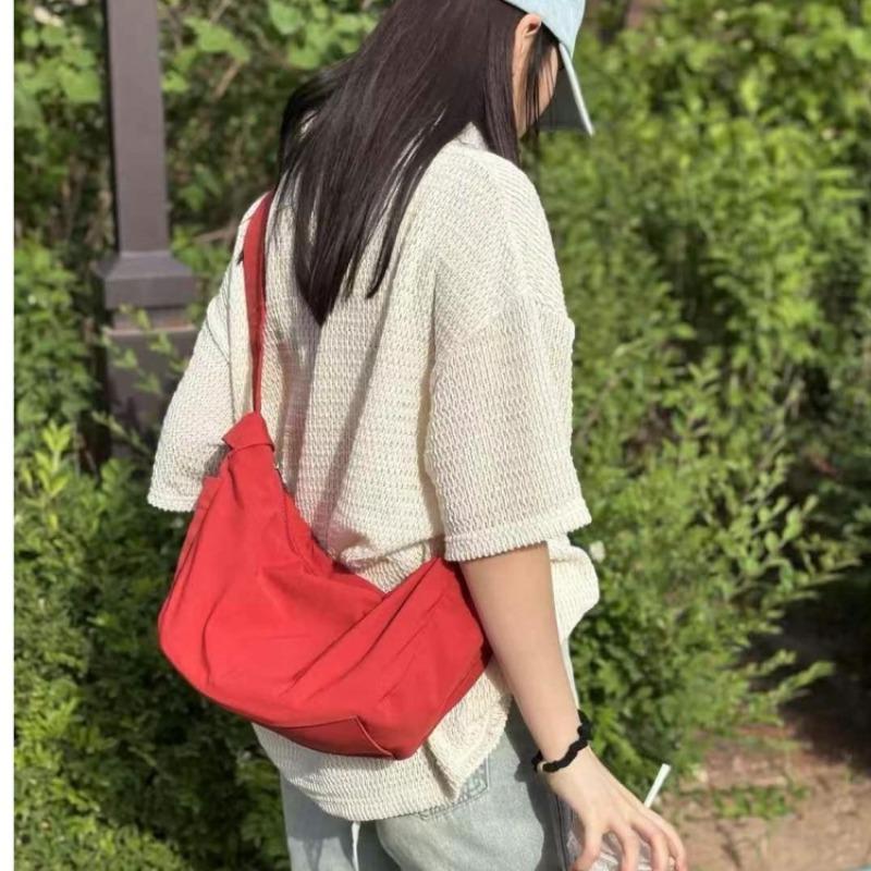 Dumpling Bag Casual Trendy Wide-shoulder Strap Large-capacity Single-shoulder Crossbody Bag