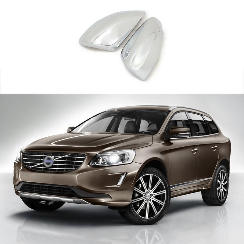 Moldura de Cubierta de Espejo Retrovisor para Volvo XC60 14-17 - Accesorio de Puerta Lateral para Coche