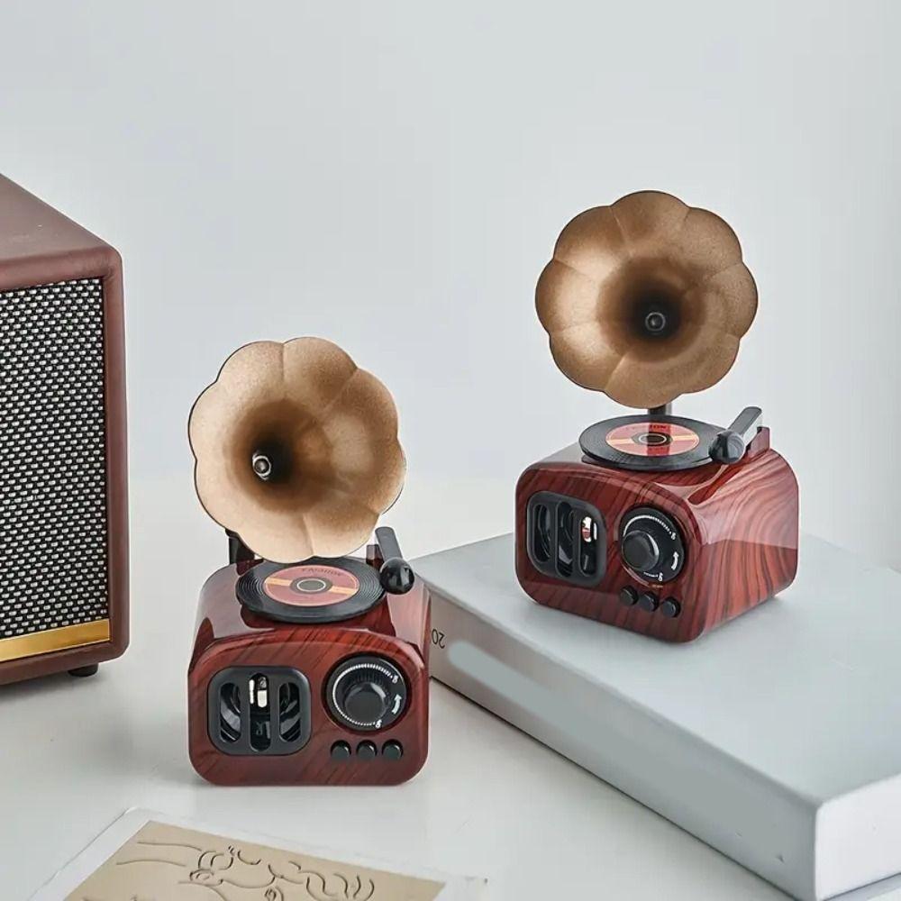 Vintage Gramophone Music Box Plastic Photography Props  For Home and Office Decor