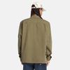 Timberland Men's Washed Heavy Twill Overshirt, Leaf Green, XL, TB0A42K5A581