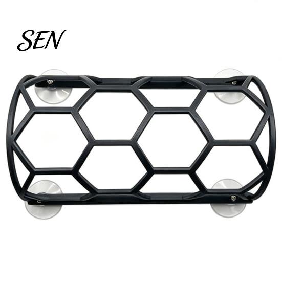 Corn Snake Activity Toy Reptile Honeycomb Climbing Shelf, Suction Cup Tunnel Hide, Rest Platform Terrarium Landscaping Decor for Ball Python, Lizard,