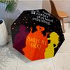 Halloween witch Umbrella Folding umbrella, automatic umbrella 8-Frame for Travel, camping Use Gift for Halloween Christmas