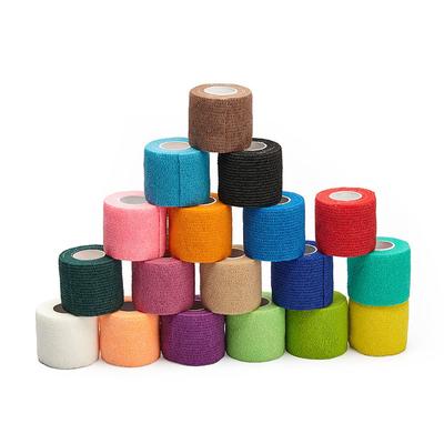 6PC Protective Finger Elastic Fabric Tattoo Colored Non-Woven Elastic Bandage Bandage Self-Adhesive