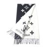 Very Good LOUIS VUITTON Scarf Muffler Cold Reykjavik Mink fur with fringe cashmere Women M74353 Used