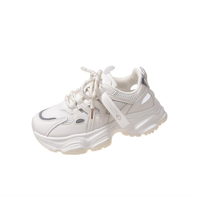 

Mesh breathable dad shoes women s summer 2025 new hollow thin bag head sandals casual sports little white shoes 35