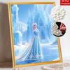 Disney Elsa Pearl Art Creative Pearl Style Artwork 5D DIY Pearl Embroidery Mosaic Cross-Stitch Kit for Home Decor