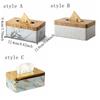 with Lid Napkin Storage Box Marbling Paper Towel Dispenser Durable Napkin Holder  Living Room