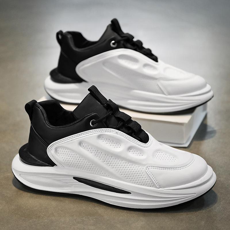 

Распродажа белые туфли весенняя мода студенческая спортивная повседневная обувь мягкая подошва нескользящая брендовая tide толстая подошва увеличивающая рост папина обувь 39