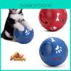 Fun Mental Stimulation Toy For Smart Dogs Rotating Leaky Food Ball