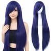 Layered Long Synthetic Hair Heat Resistance Anime Straight Hairpiece Carnival