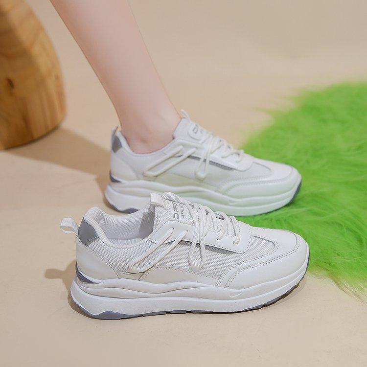Forrest Gump Dad Shoes Women's New Spring New Breathable Mesh Sports Style White Shoes Ins Fashion Wholesale
