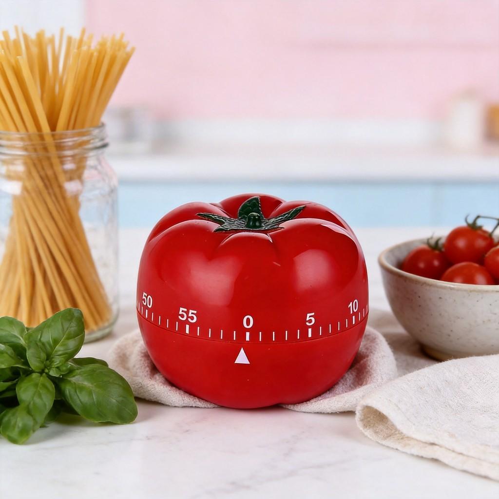 Large Tomato Electronic Kitchen Timer With Reminder For Meal Preparation