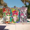 The Disastrous Life Of Saiki K Beach Towel Colorful Bath Towels For Girl Microfiber Quick Dry Beach Yoga Spa Gym Pool