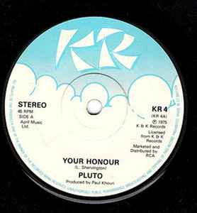 

7inch Record PLUTO SHERVINGTON - Your Honour KR4 KR 1981 UK Reggae, Ska & Dub Used
