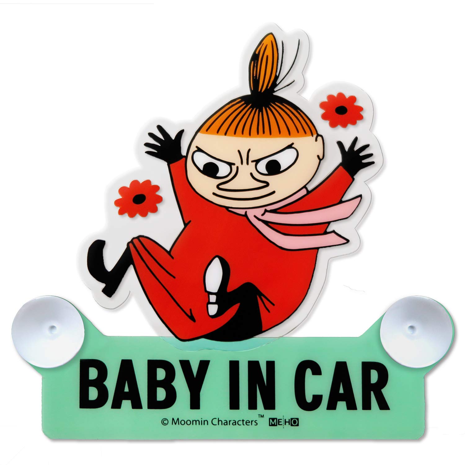 

Meiho Little My BABY IN CAR Swing Safety Sign with Suction Cup FS022 (12 x 18) inch