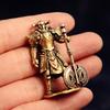 Axe Warrior Brass Desktop Tea Pet Ornament Creative Home Crafts Ornament Office Ornament