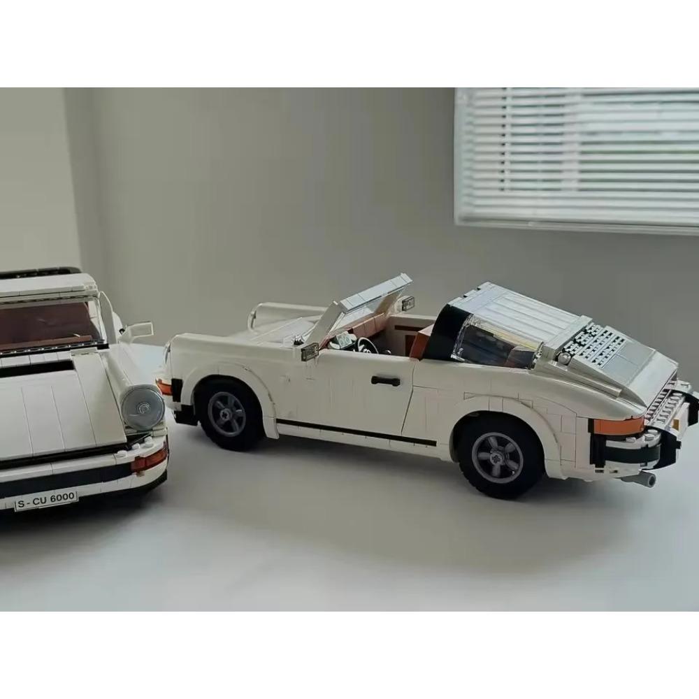 Hot Toys Modelo de Coche Retro Técnico Legoing 10295 Set de Bloques de Construcción Carrera Clásica Kit para Adultos y Adolescentes Juguetes Regalo 1458 PIEZAS