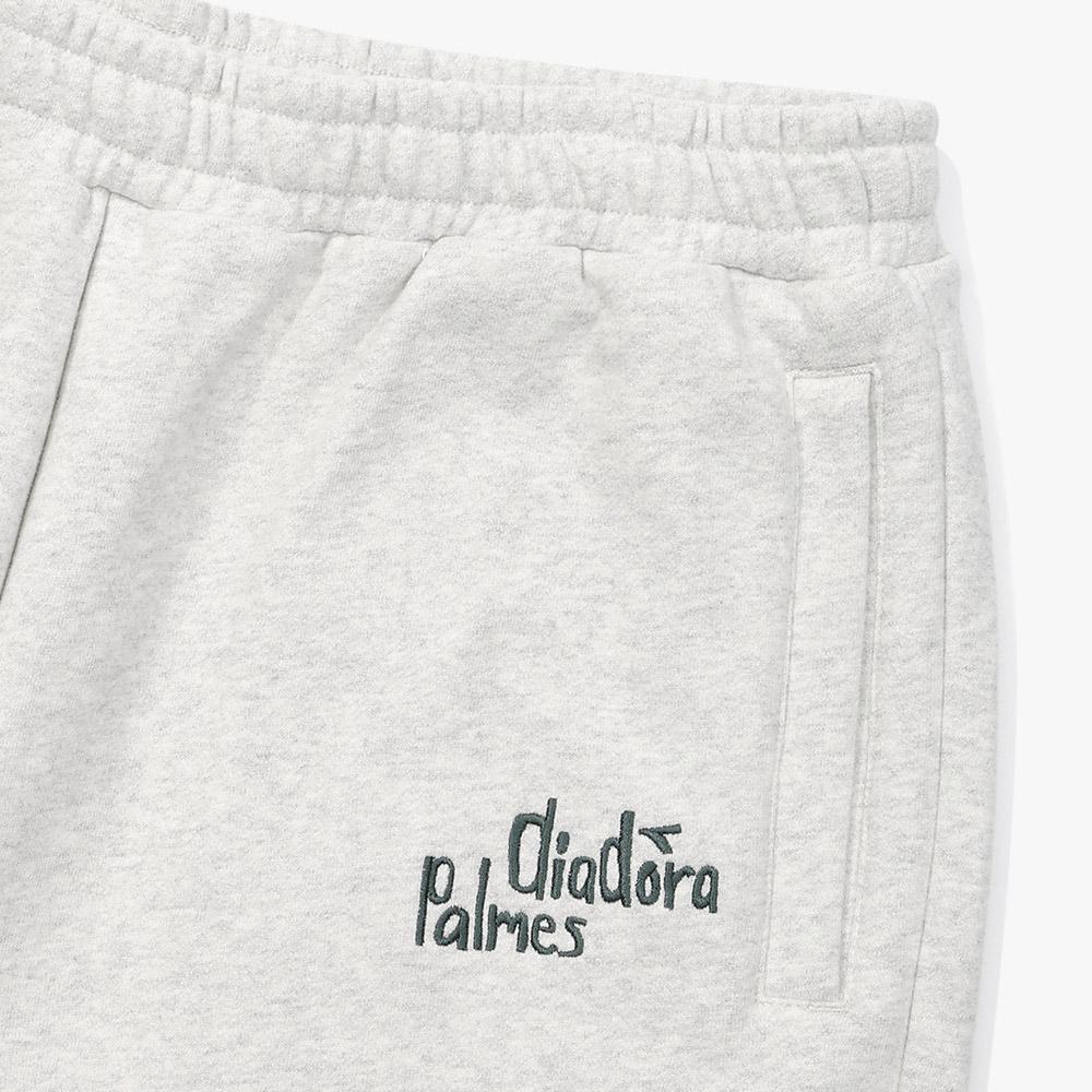 diadora [Diadora By Palmes] Logo Point Sweatpants Melange Grey