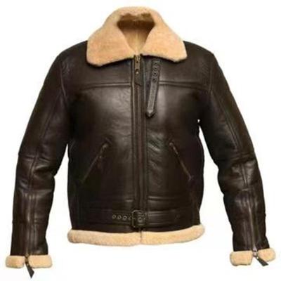 New Pu Short Fur One-piece Men's Jacket